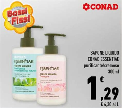 Conad Essentiae Sapone Liquido 300ml Offerta Di Conad