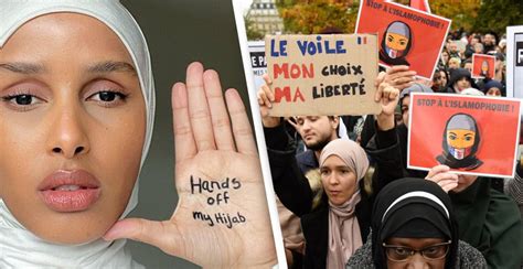 Handsoffmyhijab Viral Campaign That Protesting Against French Hijab Ban