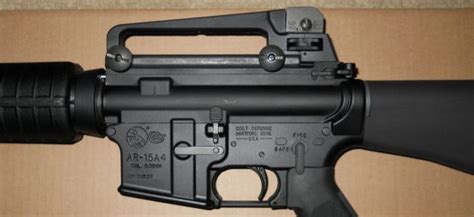 Detachable Carry Handle Rear Sight Flat Top Mount With High Profile