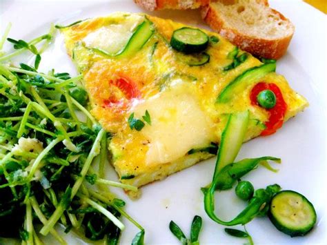 Spring Vegetable Frittata With Brie Recipe Cooking Vegetable