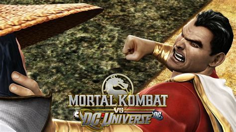 Mortal Kombat Vs Dc Universe Captain Marvel Vs Raiden Xbox