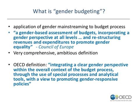 Gender Budgeting Ronnie Downes Elena Gentili Oecd