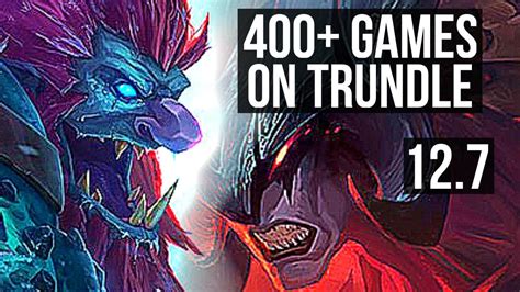 TRUNDLE Vs AATROX TOP 6 0 3 400 Games Dominating KR Diamond