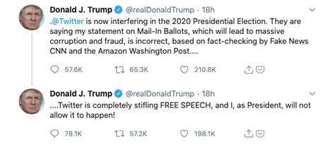 Trump Threatens To Shut Down Social Media Companies Bbc News