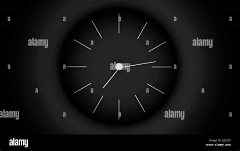 Abstract Hand Of The Clock Spinning Fast Time Passing And
