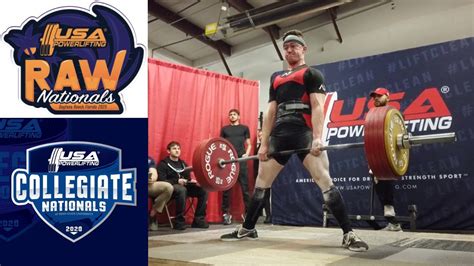 Qualifying For Usapl Raw Nationals At First Powerlifting Meet Youtube