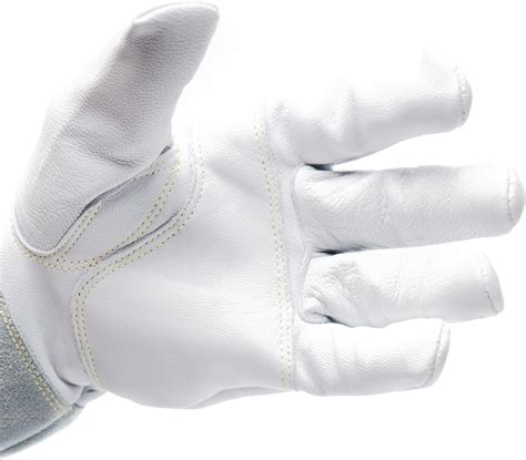 Premium White Goatskin Leather Gloves Review - Welding Apprentice Gear