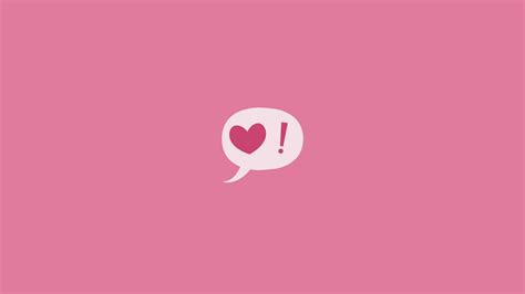 Illustration Minimalism Heart Text Logo Circle Pink Brand