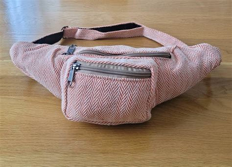 Handmade Bumbag Money Belt Fanny Pack For Unisex In Light Etsy