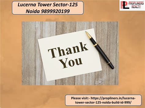 PPT Lucerna Tower Sector 125 Noida PowerPoint Presentation Free