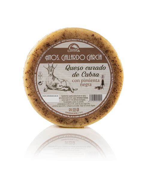 QUESO DE CABRA CURADO CON PIMIENTA