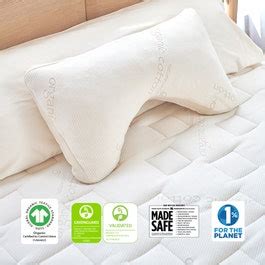 Organic Latex Side Sleeper Pillow - Comfy Support | Naturepedic