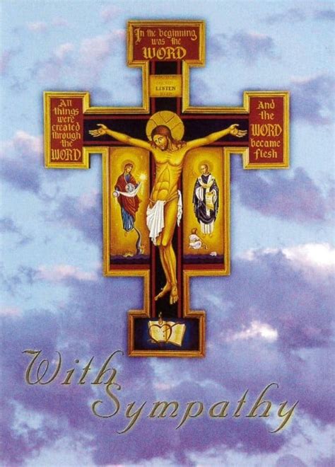 Augustinian Cross Sympathy Mass Card The Augustinians