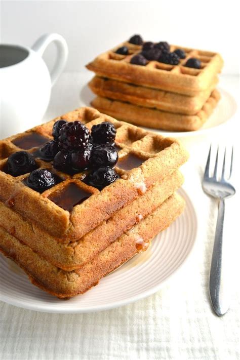 Sprouted Whole Wheat Waffles Recipe Recipe Waffle Recipes Whole