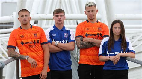 Ipswich Town FC Ipswich Town Unveil New Umbro 2023 24 Home And Away Kits