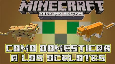 Minecraft Xbox 360 Como Domesticar A Los Ocelotes Funciones De Los