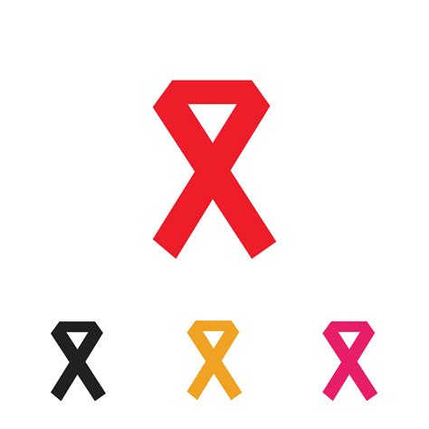 aids ribbon logo 5417229 Vector Art at Vecteezy