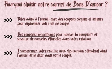 Carnet De Bons Pour Couple 50 Coupons Pré Remplis à Offrir Chéquier Cadeau Pour Amoureux