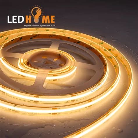 Cob High Brightness Dots Free Dc V Chip Flexible Cob Led Strip