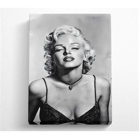 Classicliving Marilyn Monroe Kiss Wrapped Canvas Print Uk