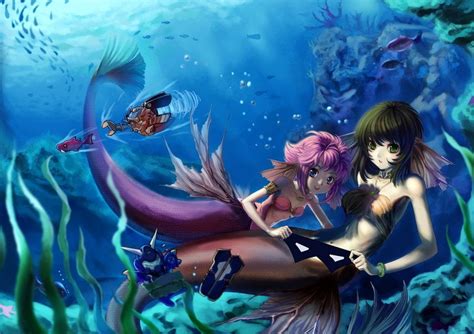 Anime Mermaid Wallpaper - WallpaperSafari