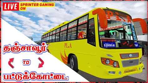 Tn Private Bus Driving💥🥰 Pla Private Bus In Euro Truck Simulator🔥