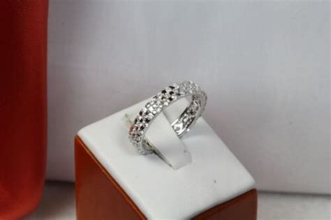 Beautiful New Eternity Infinity Anniversary Ring Sterling Silver 925 1