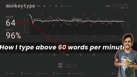 Typing Speed Above Wpm Monkeytype How I Type Above Words Per