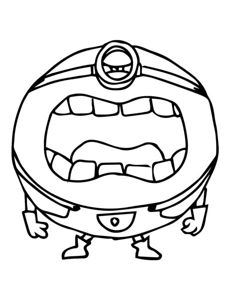 Desenhos De Minion Jerry Meu Malvado Favorito 4 Para Colorir E Imprimir