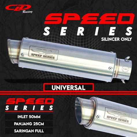 Jual Silencer Knalpot Only Cld Racing Type Speed Series Cm Inlet Mm