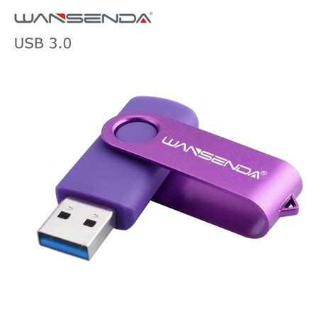 Wansenda D300 Usb Flash Drive 3 0 Pen Drive 128gb 64gb 32gb 16gb 8gb 4gb Rotating Design Memory