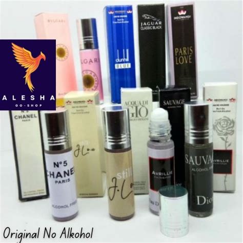 Jual Premium Parfum Roll On Black Opium No Alkohol Ml Shopee Indonesia