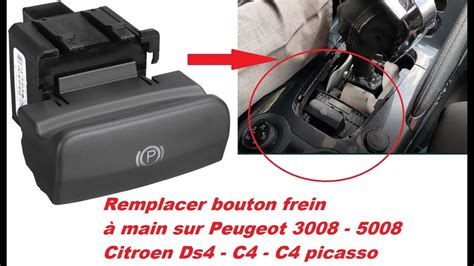 Changer Bouton Frein Main Peugeot Citroen Ds Et C Youtube