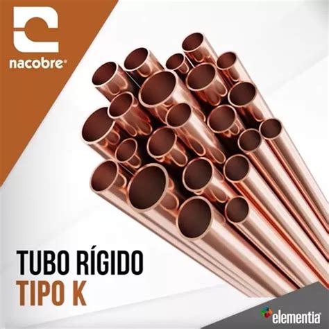 Tubo Cobre Tipo K X M Nacobre