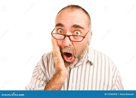 Shocked Man Stock Image Image Of Eyes Face Alone Teeth 12260365