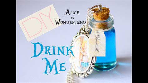 Alice In Wonderland Drink Me Necklace Bottle Jar Tutorial Youtube