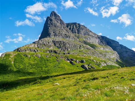 Premium Photo Mountain Peak Of Innerdalstarnet Innerdalen Valley Norway