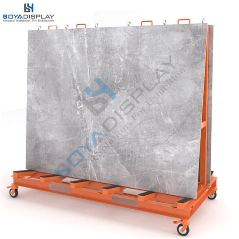 Marble Quartz Granite Slab Display Stand Stone Slabs Display Rack