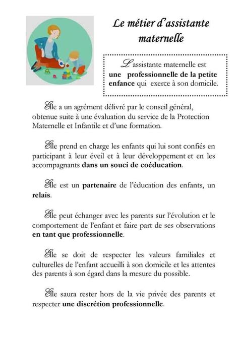 Pingl Sur Assistante Maternelle En Contrat Assistante