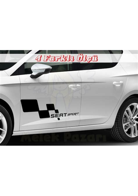 X Cm Seat Sport Oto Yan Kap Sticker Araba Sticker Fiyatlar