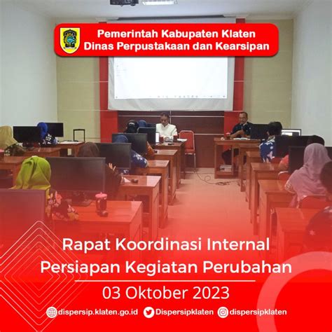 Rapat Koordinasi Internal Persiapan Kegiatan Perubahan Kabupaten