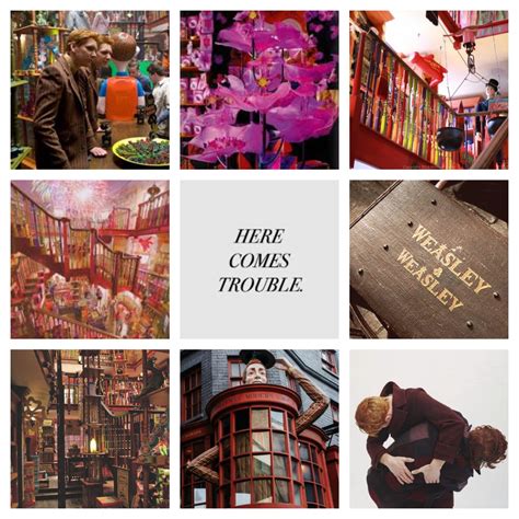 Moodboards For Harry Potter Moodboard Of Weasleys Wizard Wheezes