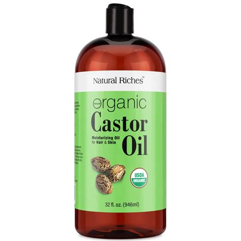 Natural Riches Organic Castor Oil Cold Pressed Usda