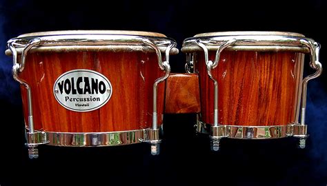 Volcano Percussion Hawaiian Koa Bongos