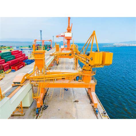 Rail Mobile Screw Ship Unloader China Shipunloader And Cement