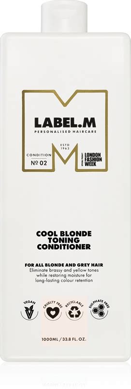 Label M Cool Blonde Conditioner Condicionador Hidratante Neutraliza Tons Amarelados Notino Pt