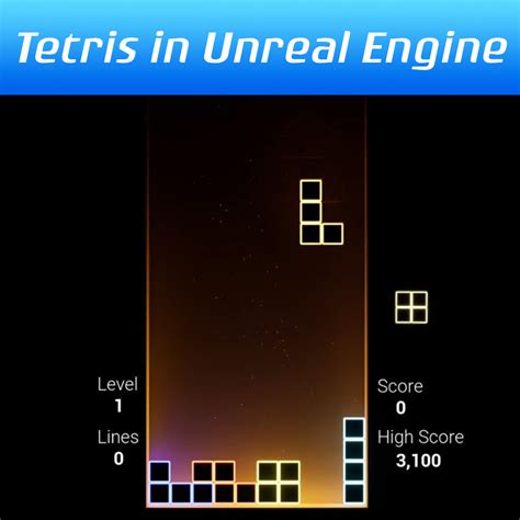 Artstation Tetris Unreal Engine 5 Blueprint Coded