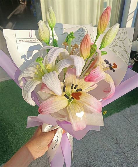 Lily Bouquet For Wedding Birthday Party Home Decor Appreciation