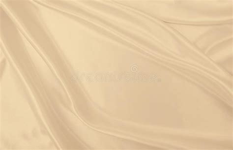 Smooth Elegant Golden Silk Or Satin Luxury Cloth Texture As Wedd Stock