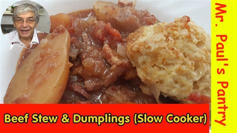 Beef Stew And Dumplings Slow Cooker Instant Pot Teacher